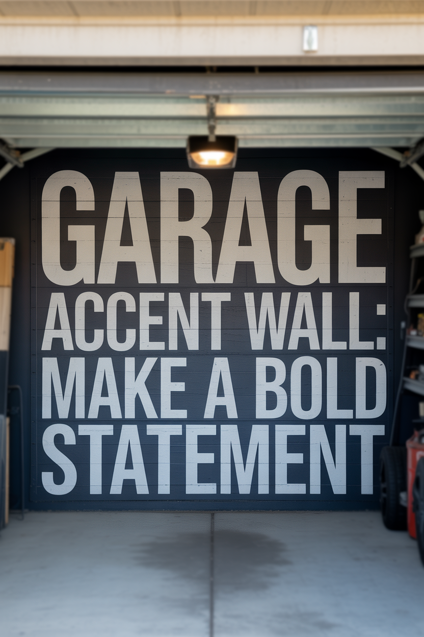 How to Create a Stunning Garage Accent Wall That Wows Visitors 3 Make a Statement with a Garage Accent Wall