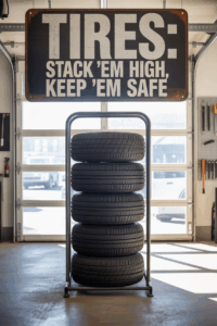 How Much Weight Can a Garage Shelf Hold? 12 What’s the Best Way to Store Tires and Wheels?